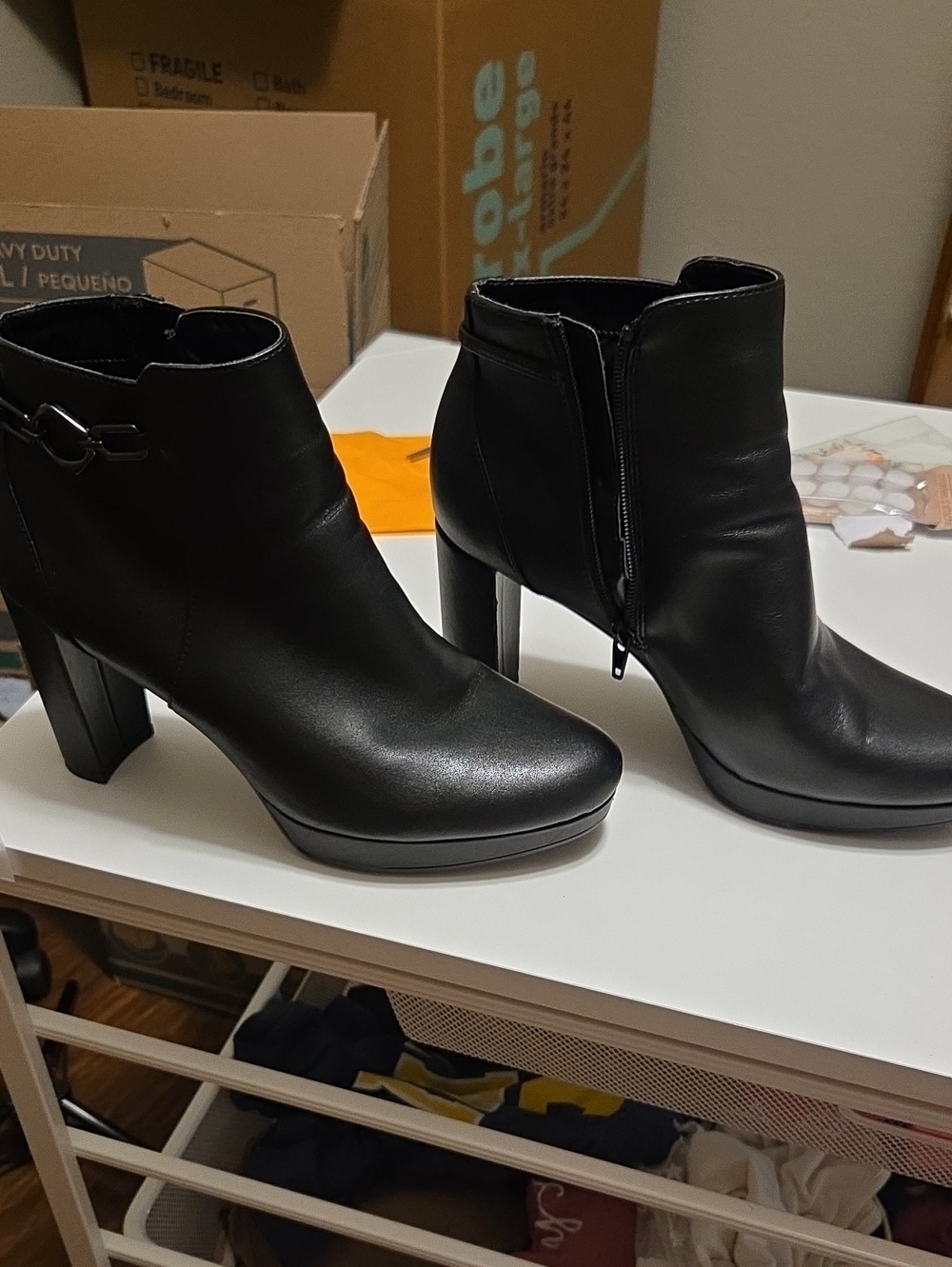 Leather ankle boot, Naturalizer Berri Bootie